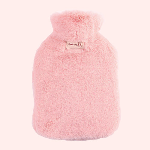 Bouillotte douce à poils et cosy