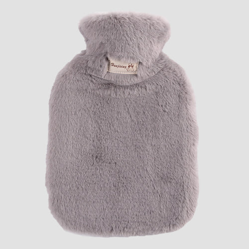 Bouillotte douce à poils et cosy
